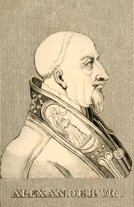 Alexander VII, 1599-1667, 1830. by Unbekannt