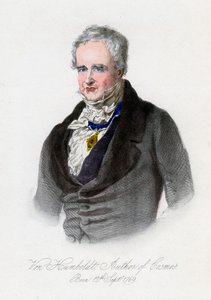 Alexander von Humboldt, Prusyalı doğa bilimci ve kaşif, c19. yüzyıl by Unbekannt