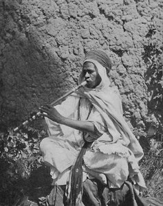 Cezayirli yerli flüt sanatçısı, 1912 by Unbekannt