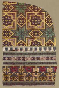 Süslenmiş bantlı Alhambra asılı parçası, 1300