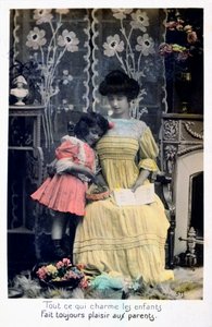Çocukları büyüleyen her şey.., Fransız Kartpostalı, c1900 by Unbekannt