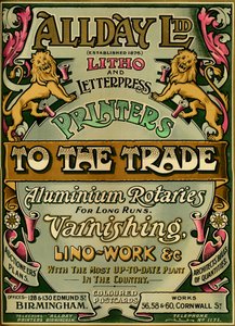Allday Ltd - reklam, 1907 by Unbekannt