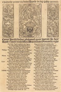 Kartal ve İmparator Maximilian I, 1497 Alegori. by Unbekannt