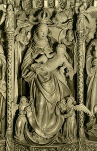 Altarpiece, Hallstatt bölge kilisesi, Hallstatt, Yukarı Avusturya, c1935. by Unbekannt