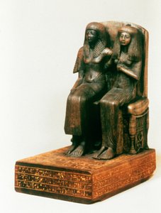 Amenemope ve Kadın, Mısır, 19. Hanedan by Unbekannt