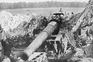 Amerikan 14 inçlik demiryolu silahı, Meuse-Argonne Taarruzu, Fransa, 1918 by Unbekannt