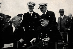 Amerikan Başkanı ve İngiltere Başbakanı, 14 Ağustos 1941, 1945. by Unbekannt