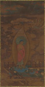 Amitabha Bir Ruhu Cennete Karşılıyor, Ming hanedanı, 16.-17. yüzyıl. by Unbekannt
