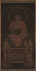 Amitabha üçlüsü, yaklaşık 13. yüzyıl. by Unbekannt
