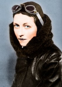 Amy Johnson, pilot, c1930'lar 1936 by Unbekannt