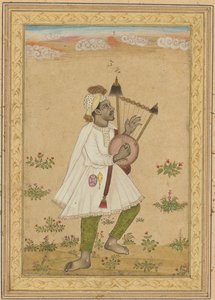 Bir Afrikalı Lir Çalar, c. 1640-1660. by Unbekannt