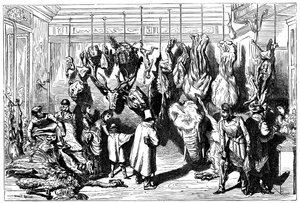 İngiliz kasaplar, Boulevard Haussmann, Paris, 1871 by Unbekannt