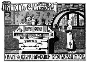 Liberty and Co Ltd için bir reklam, 1898 by Unbekannt