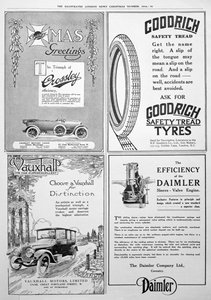 Illustrated London News gazetesinde bir reklam sayfası, Noel, 1916 by Unbekannt