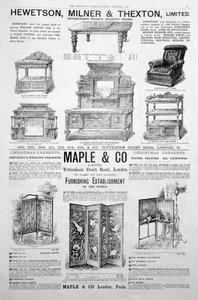 Noel 1891 Ladys Resimli dergisinde bir reklam sayfası by Unbekannt