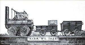 George Stephenson tarafından yaptığım bir motor Lokomotifi by Unbekannt
