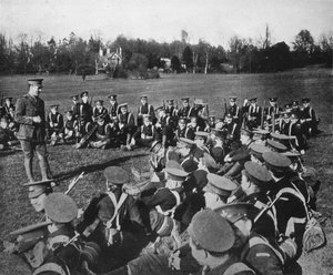 Parklarda bir açık hava dersi, Oxford, 1915 by Unbekannt