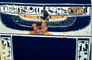 Antik Mısır hiyeroglifleri, Thebes, Mısır by Unbekannt