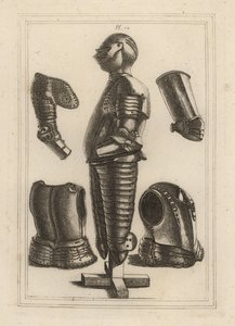 John de Courcy, Ulster Kontu 1 için eski parlak zırh ve Duke of Monmouth 2