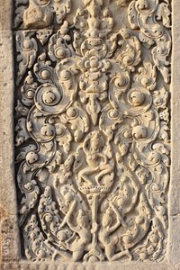 Angkor Wat, WallFlowers'da Oyulmuş Detay, Siem Reap, Kamboçya by Unbekannt