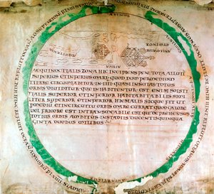 Anglo-Sakson dünya haritası, 10. yüzyıl by Unbekannt