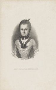 Anna Katharina Käthchen Schönkopf 1746-1810, 1820 civarı. by Unbekannt
