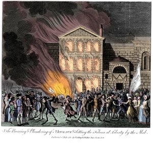 Anti-Katolik Gordon İsyanları, Londra, 6-7 Haziran 1780 by Unbekannt