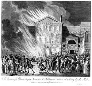 Anti-Katolik Gordon İsyanları, Londra, 6-7 Haziran 1780 by Unbekannt