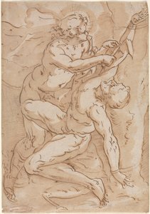 Apollon Yüzen Marsyas, 16. yüzyıl. by Unbekannt
