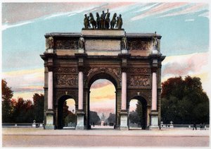 Arc de Triomphe, Paris, c1900 by Unbekannt