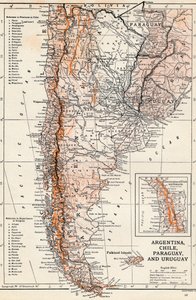 Arjantin, Şili, Paraguay ve Uruguay by Unbekannt