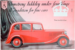 Armstrong Siddeley Motors reklamı, 1937 by Unbekannt