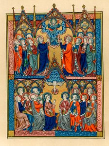 Yükseliş ve Pentekost, 1290-1300 by Unbekannt