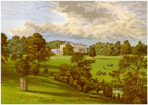 Ashcombe Park, Staffordshire, Sneyd ailesinin evi, c1880 by Unbekannt