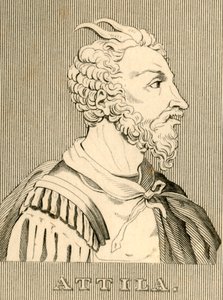 Atilla, c406-453, 1830. by Unbekannt