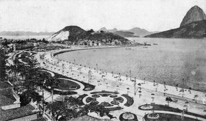 Avenida Beira-Mar, Botafogo, Rio de Janeiro, 20. yüzyılın başlarında by Unbekannt