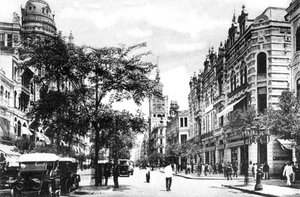 Avenida Rio Branco, Rio de Janeiro, Brezilya, 1920