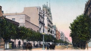 Avenida de Mayo, Buenos Aires, Arjantin, 20. yüzyılın başları by Unbekannt