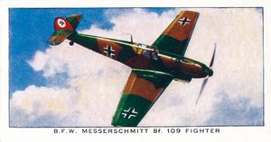 B.F.W. Messerschmitt Bf. 109 Savaşçı, 1938 by Unbekannt