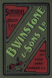 B. Winstone & Sons Ltd. reklamı, 1907 by Unbekannt