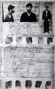 Siyasi suçlu J Jugashvili Stalin