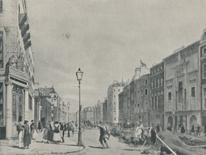 Piccadilly Üzerinde Balonlar, 1842, 1920 by Unbekannt