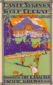 Banff Springs Golf Sahası, puan kartı, c1925 by Unbekannt
