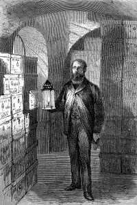 Bank of England kasalarında banknot deposu, c1870 by Unbekannt