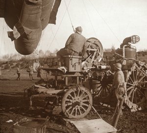 Baraj balonu, Genicourt, kuzey Fransa, c1914-c1918 by Unbekannt