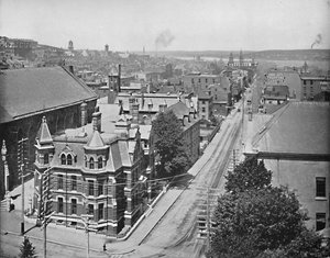 Barrington Caddesi, Halifax, Nova Scotia, c1897. by Unbekannt