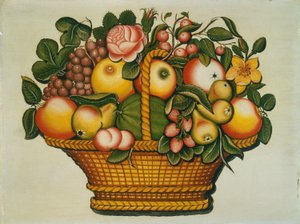Çiçekli Meyve Sepeti, c. 1830. by Unbekannt