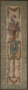 Çelenkli çiçek sepeti, 1770-90. by Unbekannt