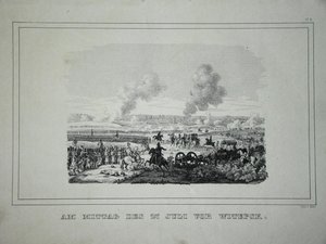 Ostrovno yakınlarında Rus birlikleri ile Fransız süvarileri arasındaki savaş 25-26 Temmuz 1812 by Unbekannt