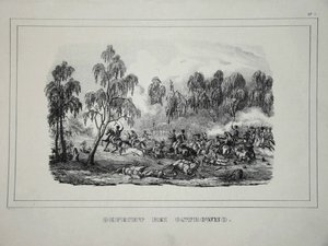 Ostrovno yakınlarında Rus birlikleri ile Fransız süvarileri arasındaki savaş 25-26 Temmuz 1812 by Unbekannt